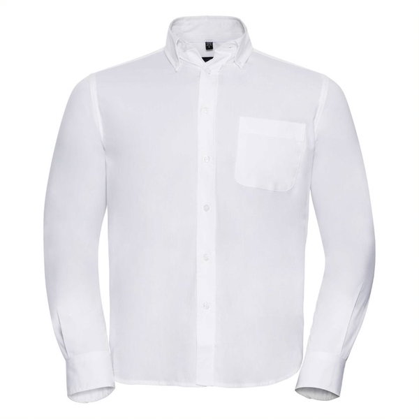 Koszula męska slim z długim rękawem Biały r. 2XL
