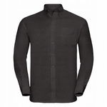 Koszula męska z długim rękawem Oxford Czarny r. XL17,5