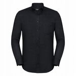 Koszula męska z długim rękawem Oxford Button-Down Czarny r. 3XL19