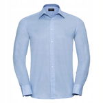 Koszula męska z długim rękawem Oxford Oksfordzki Niebieski r. 3XL18,5