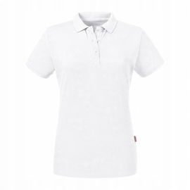 Koszulka damska Polo Organic z krótkim rękawem Biały r. XL