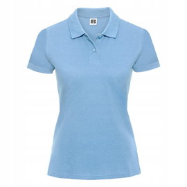 Koszulka damska Polo Classic z krótkim rękawem Niebieskie Niebo r. XS