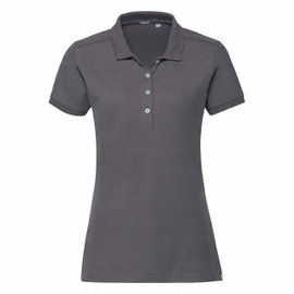 Koszulka damska Polo Stretch z krótkim rękawem Konwojowy Szary r. XS