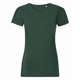 Koszulka damska Pure Organic z krótkim rękawem Butelkowa Zieleń r. 2XL