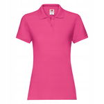Koszulka Damska Premium Polo Fuchsia r. M