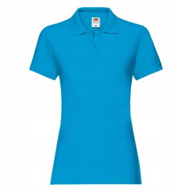 Koszulka Damska Premium Polo Azure Blue r. XS
