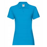 Koszulka Damska Premium Polo Azure Blue r. XS