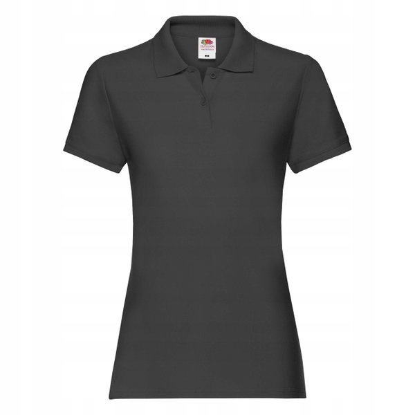 Koszulka Damska Premium Polo Czarny r. XS