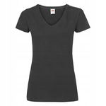 Koszulka Damska Valueweight V-Neck Czarny r. 2XL
