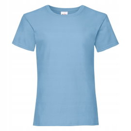Koszulka dziewczęca Valueweight bawełniana Niebieski Niebo r. 9-11(140)