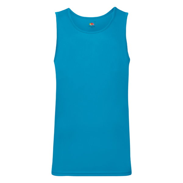 Koszulka męska Performance bez rękawów Lazur r. 2XL