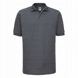 Koszulka męska polo z polibawełny z krótkim rękawem Konwojowy Szary r. 2XL