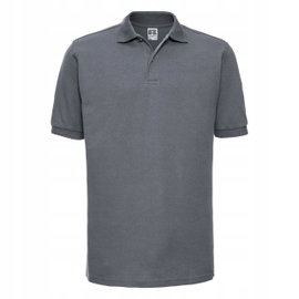 Koszulka męska polo z polibawełny z krótkim rękawem Konwojowy Szary r. 2XL