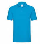 Koszulka Męska Premium Polo Azure Blue r. S