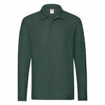 Koszulka Męska Premium Polo D/R Forest Green r. L