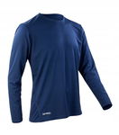 Koszulka męska sportowa Spiro z długim rękawem Granatowy r. 2XL