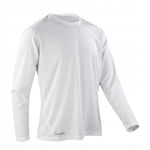 Koszulka męska sportowa Spiro Performance z długim rękawem Biały r. 2XL