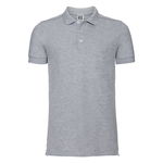 Koszulka męska Stretch Polo z krótkim rękawem Delikatny Szary r. 3XL