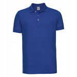 Koszulka męska Stretch Polo z krótkim rękawem Jasny Niebieski r. 2XL