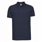 Koszulka męska Stretch Polo z krótkim rękawem Granatowy r. 2XL