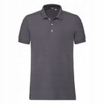 Koszulka męska Stretch Polo z krótkim rękawem Konwojowy Szary r. XL