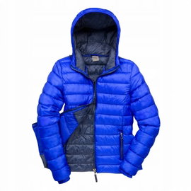 Kurtka damska puchowa Snowbird z kapturem Granatowy r. XS