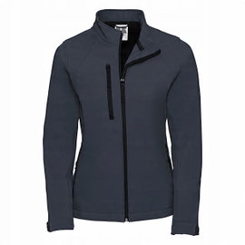 Kurtka damska bez kaptura 3 warstwy soft shell Granatowy r. M