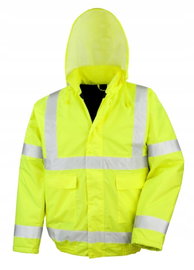 Kurtka odblaskowa Unisex ocieplana Żółty r. 3XL