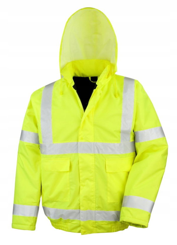 Kurtka odblaskowa Unisex ocieplana Żółty r. 3XL