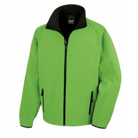 Kurtka męska Soft Shell oddychająca wiatro odporna Zielony/Czarny r. 2XL
