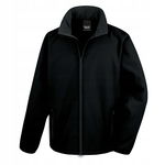 Kurtka męska Soft Shell oddychająca wiatro odporna Czarny r. 2XL