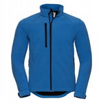 Kurtka męska bez kaptura 3 warstwy soft shell Lazur r. S