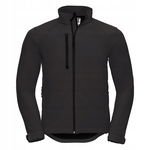 Kurtka męska bez kaptura 3 warstwy soft shell Czarny r. 3XL