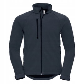 Kurtka męska bez kaptura 3 warstwy soft shell Granatowy r. XS