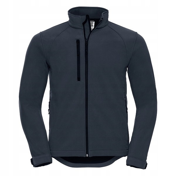 Kurtka męska bez kaptura 3 warstwy soft shell Granatowy r. XS