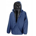 Kurtka Unisex 3 w 1 Odporna na różne warunki atmosferyczne Granatowy r. XS