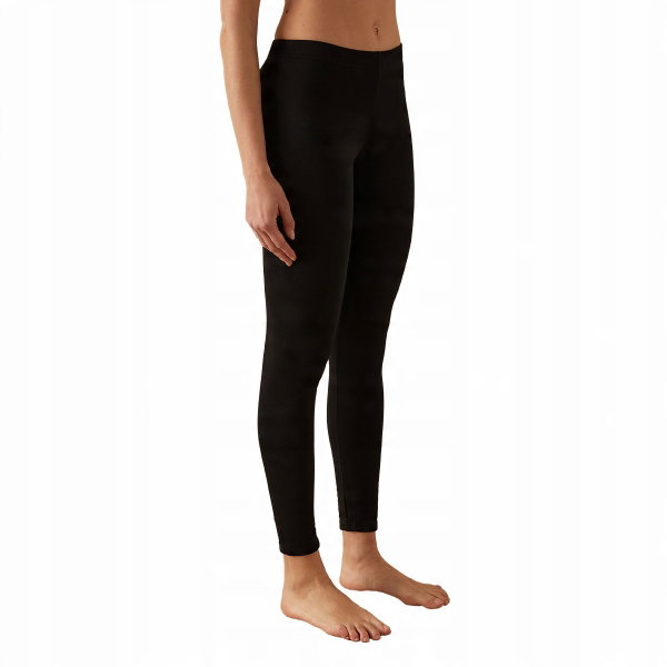 Legginsy damskie zimowe Czarny r. S