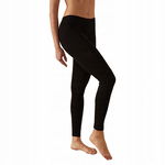 Legginsy damskie długie Czarny r. XL