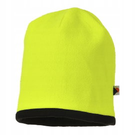 Odwracalna czapka ostrzegawcza Beanie Żółty/Czarny r.