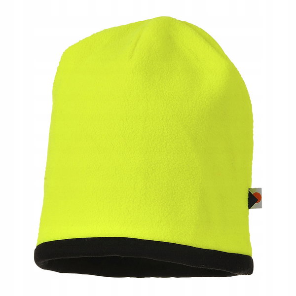 Odwracalna czapka ostrzegawcza Beanie Żółty/Czarny r.