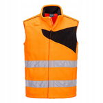 Ostrzegawczy ocieplacz polarowy PW2 Pomarańczowy/Czarny r. XL