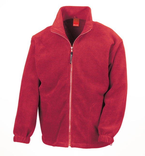 Polar Unisex luźny ze ściągaczami Czerwony r. XS