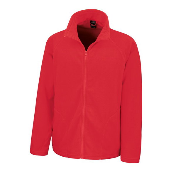 Polar Unisex Micron Fleece bez kaptura Czerwony r. 2XL