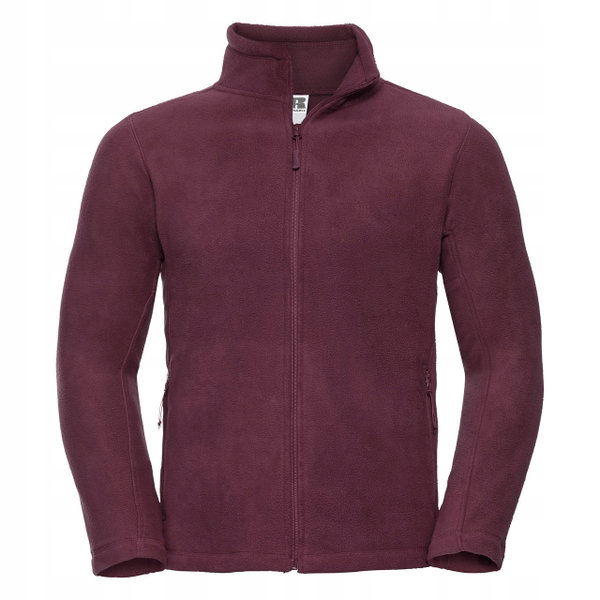 Polar męski rozpinany-zamek Burgundowy r. XL