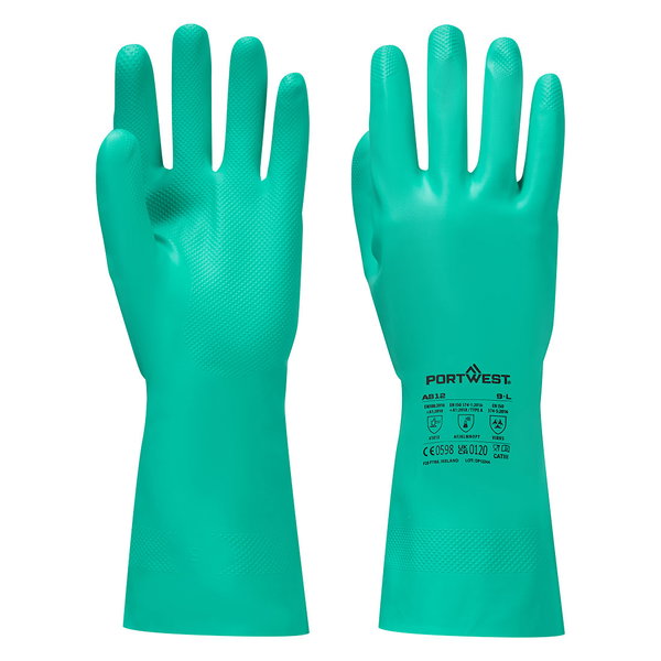 Rękawica chemiczna Nitrosafe Plus Zielony r. S