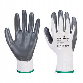 Rękawica Flexo Grip powlekana nitrylem Szary/Biały r. XL
