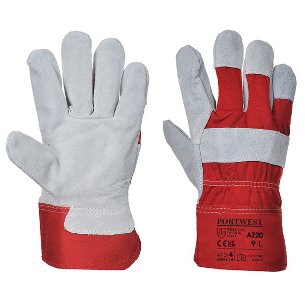 Rękawica Rigger Premium Chrom Czerwony r. M