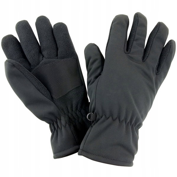 Rękawiczki Softshell Thermal Czarny r. L