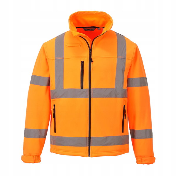 Softshell ostrzegawczy Classic (3 warstwy) Pomarańczowy r. XXL