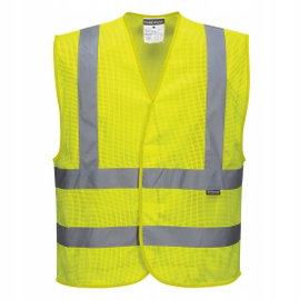 Siatkowa kamizelka ostrzegawcza Żółty r. L/XL